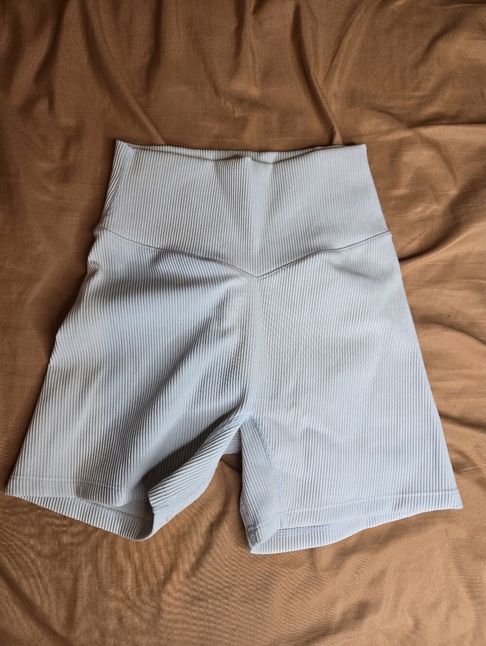 Buffbunny Material Gorl Ribbed High-Waist Women’s Bike Shorts